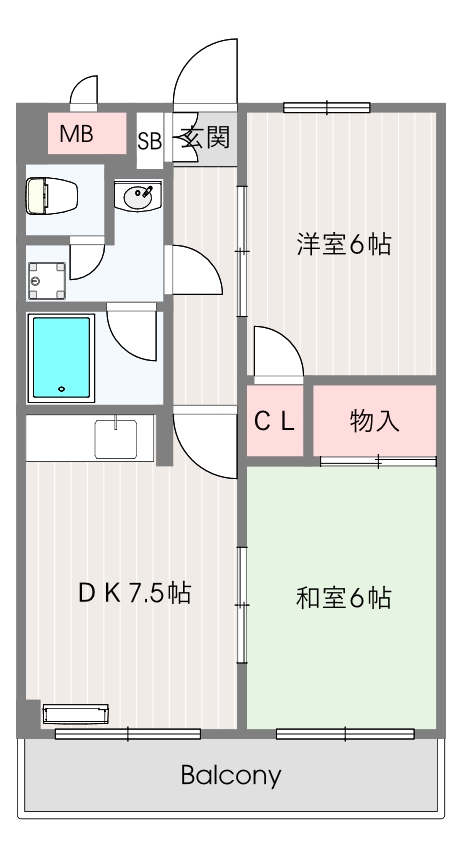 アルジャンテ北見の間取り