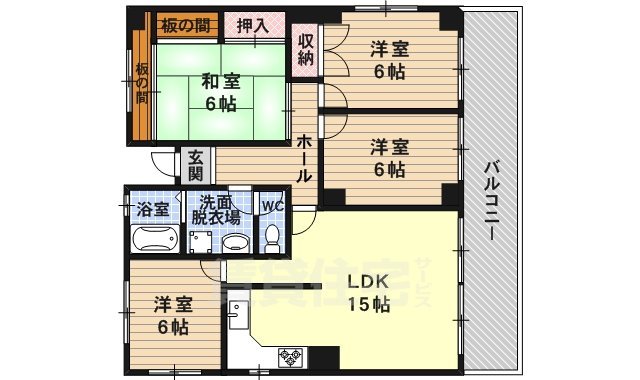 丸正ハイツの間取り