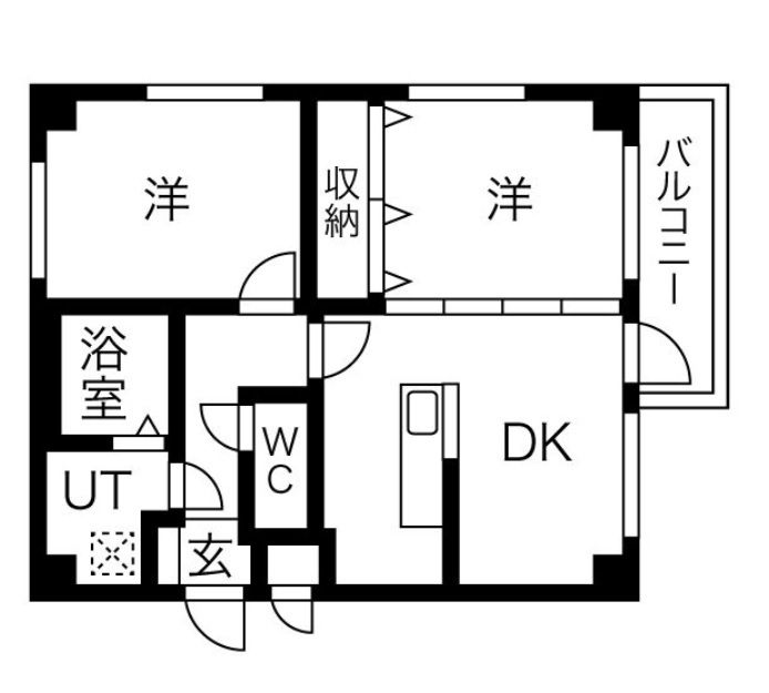 名古屋市千種区神田町のマンションの間取り