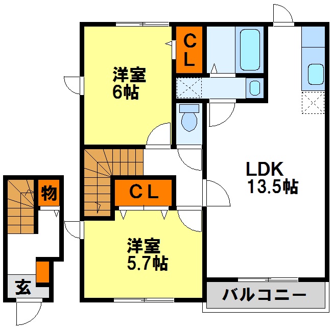 エスポワールの間取り