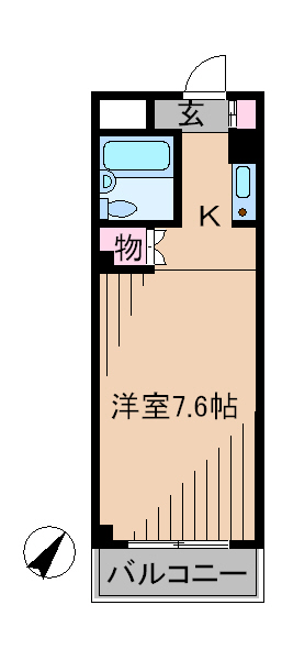 ベルヴュ日吉の間取り