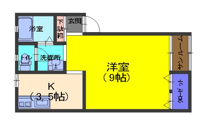 フォーＵの間取り