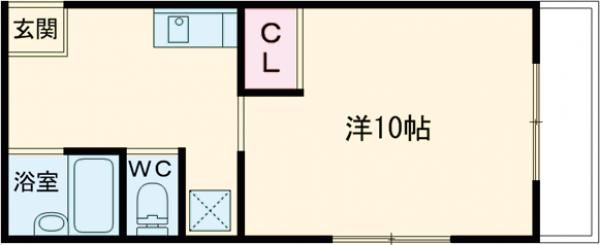 【加東市松沢のマンションの間取り】