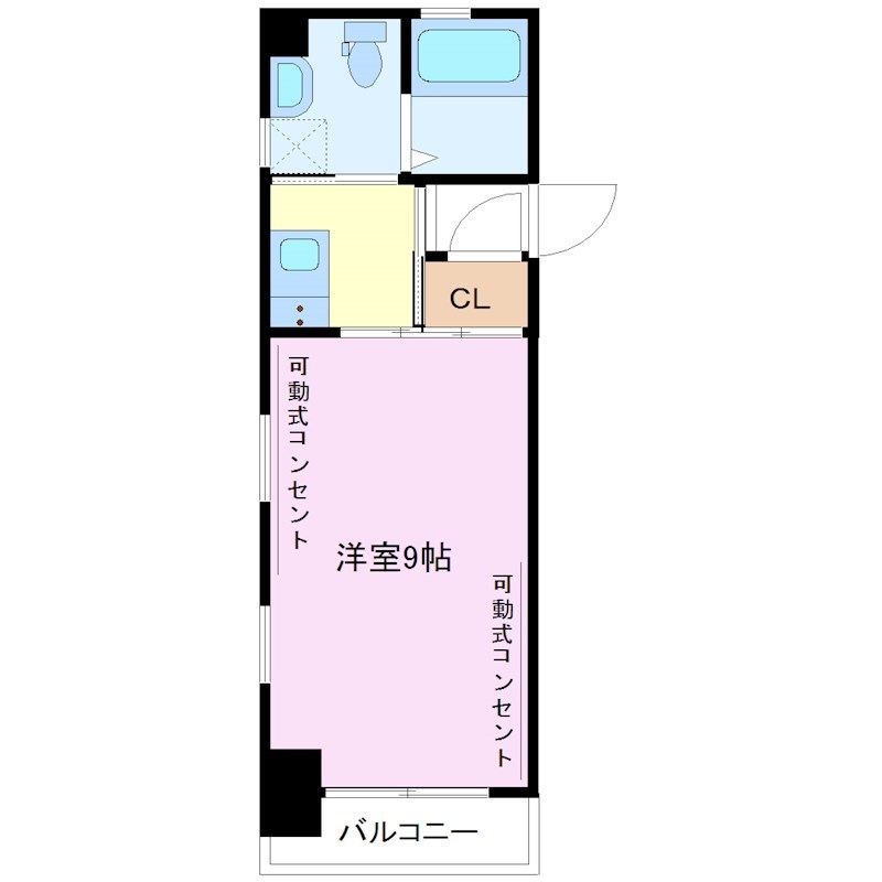 コンフォール横濱平沼の間取り