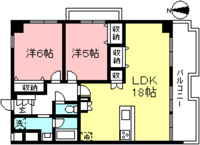 赤堤ガーデンハイムの間取り