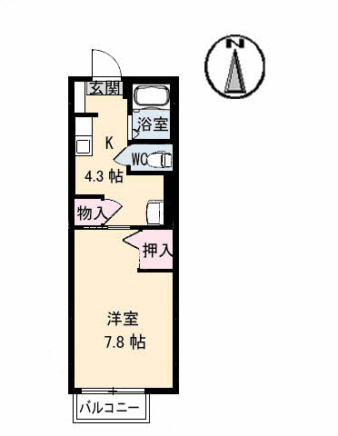 ドリーム・メゾン萩の間取り