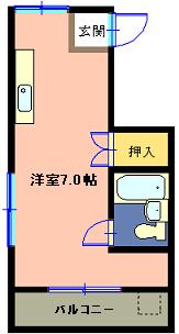 沼津市大手町のマンションの間取り