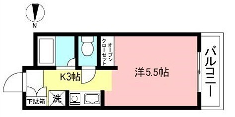 シティハイツ堀之内19の間取り