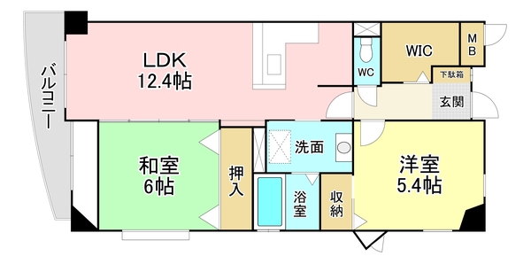 【ミラベル嵐が丘の間取り】