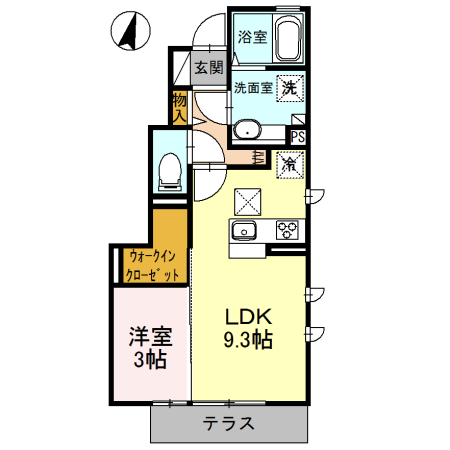 ボナールコートの間取り