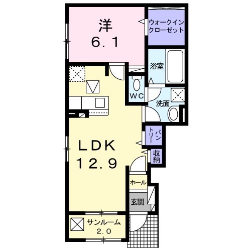 グレースハイランド小諸の間取り