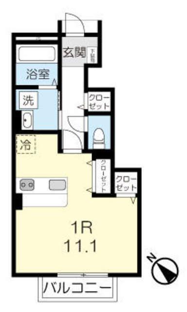 ハイシティ福室の間取り