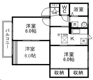 フラット高橋の間取り