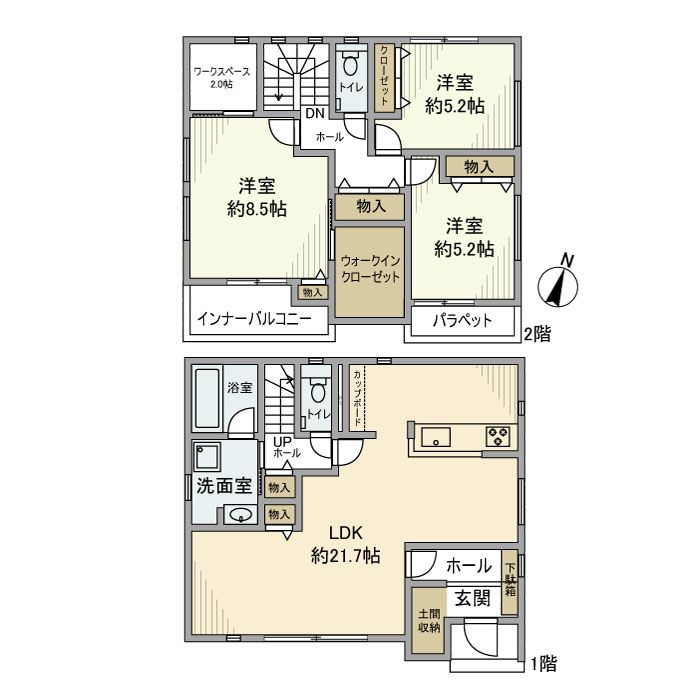 白岡戸建の間取り