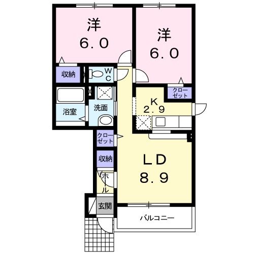 【ベイサイト　Iの間取り】