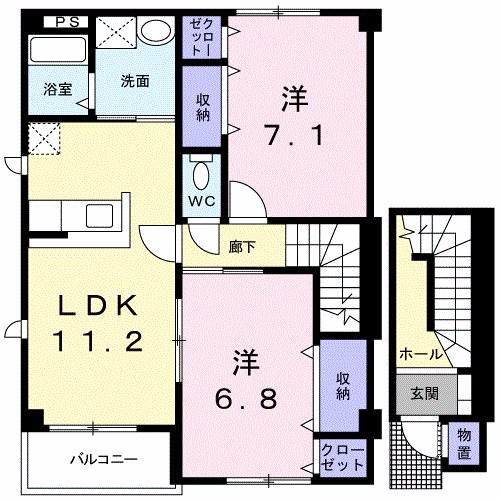 フォレストBの間取り