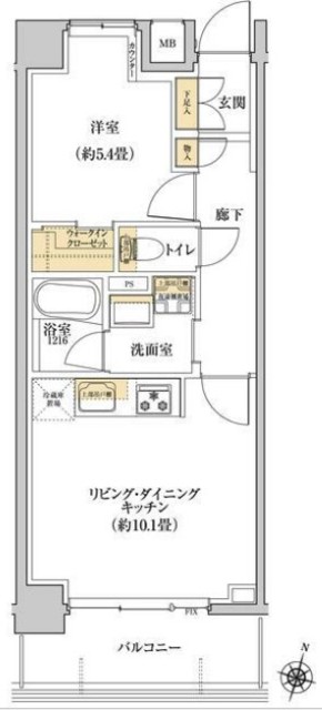 KNOCKS弥生台桜テラスの間取り