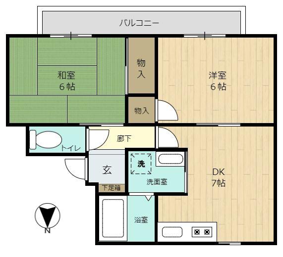 第１グリーンヒルズの間取り