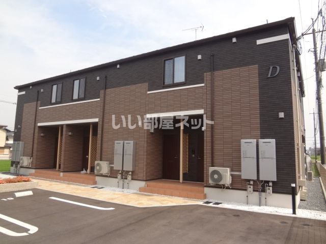 【倉敷市玉島乙島のアパートの建物外観】