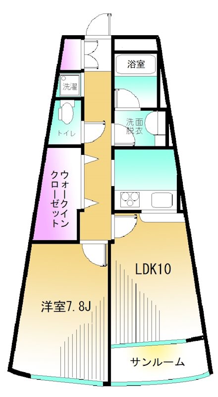 ベルータ南馬込の間取り