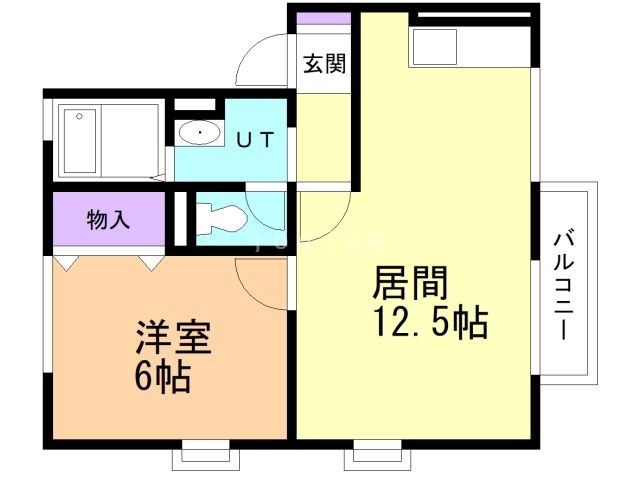 ブロッサムＡの間取り