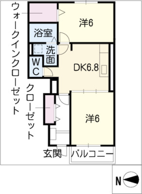 カーサフェリーチェの間取り