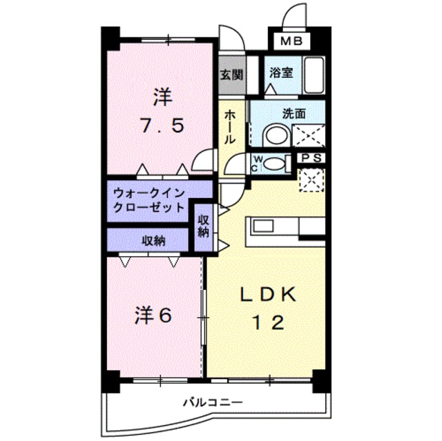 アズゥ－ルの間取り