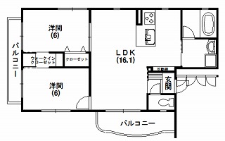 【グランツの間取り】