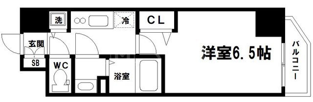 プレサンス北浜パレスの間取り