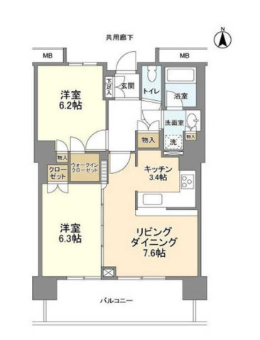 豊洲シエルタワーの間取り