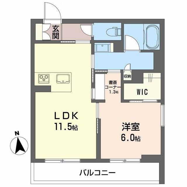 ベレオ南栄町の間取り