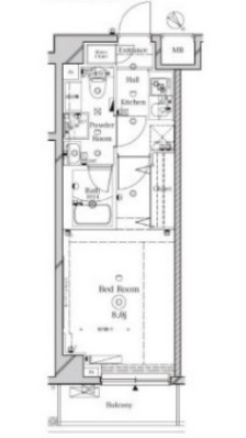 Raffistar押上の間取り