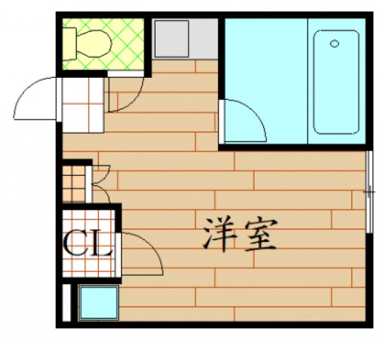 広島市中区住吉町のマンションの間取り