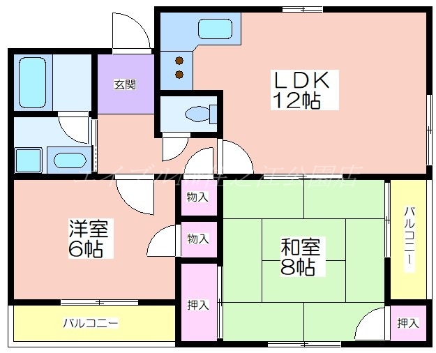 サウスパインの間取り