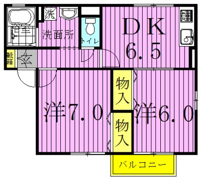 クレストＤの間取り