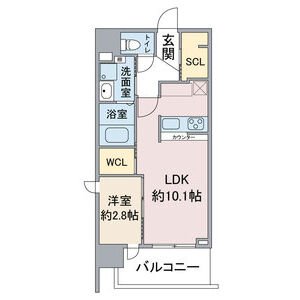 スリーアイランドタワー名駅太閤通の間取り