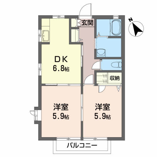 ドルチェ・Aの間取り