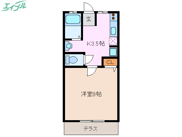 内田アパートの間取り