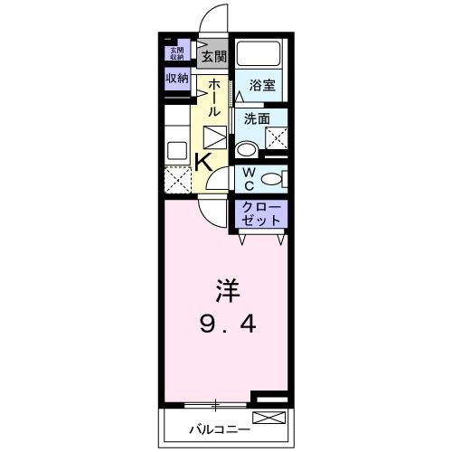 ケーズコート大宮の間取り