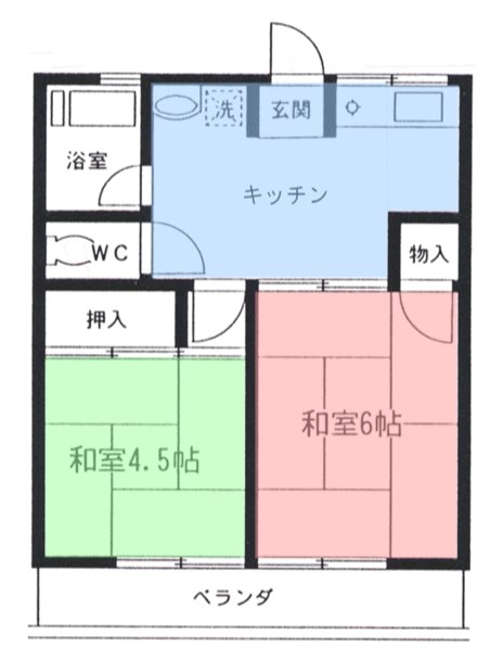 シティハイム・イシイの間取り