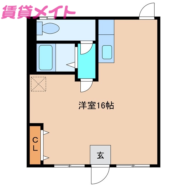 三重県津市戸木町（マンション）の賃貸物件の間取り