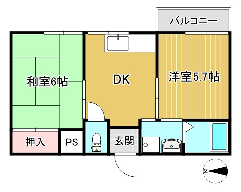 ブランソレイユの間取り