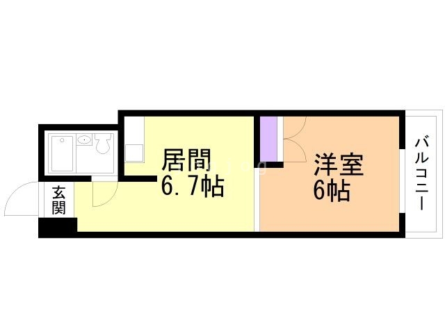 ロジェ札幌２５の間取り