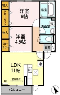 グリーンハイムの間取り