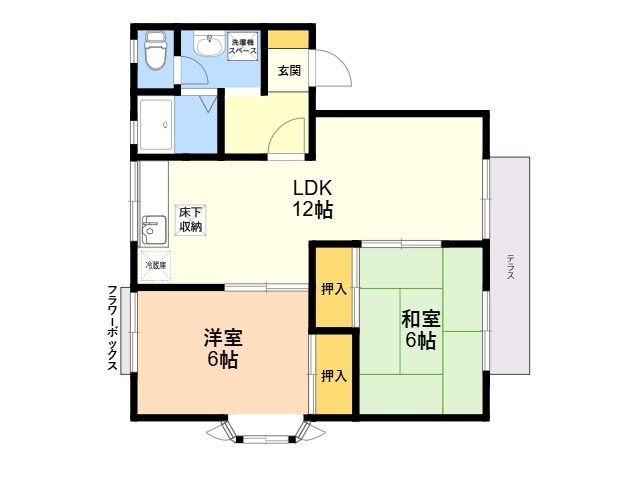 セジュール・プルニエ　Ａ棟の間取り