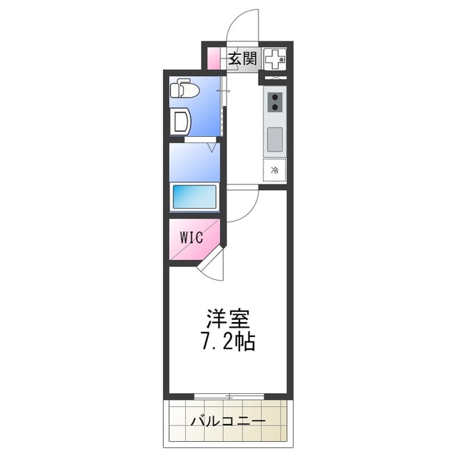 大阪市平野区平野西のマンションの間取り