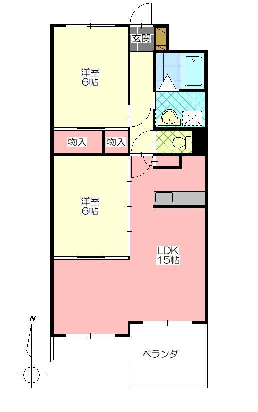 パルテールさくら館の間取り