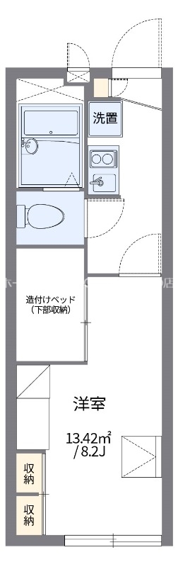 レオパレス野田の間取り