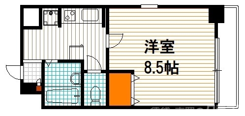 CITY SPIRE烏丸御池(旧:コーポ東洞院)の間取り