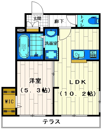 マロン　レジデンスの間取り